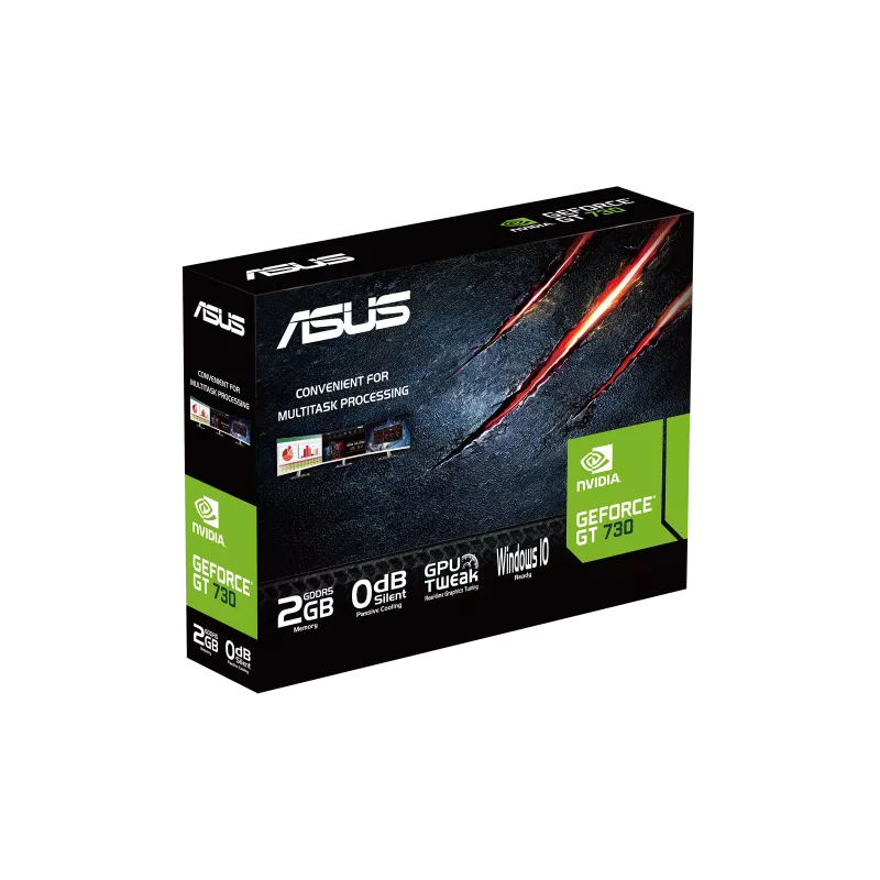 ASUS GeForce® GT 730 2GB GDDR5 low-profile graphics card ASUS GeForce® GT 730 2GB GDDR5 low-profile graphics card